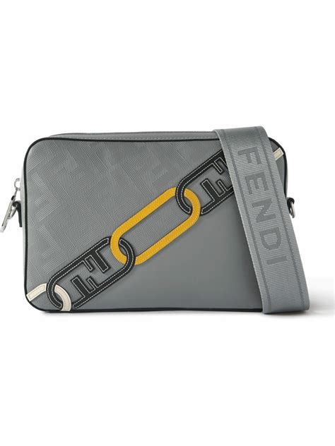 fendi messenger bag replica|fendi bag with thick strap.